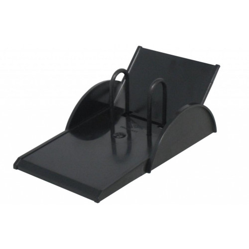 ITALPLAST Desk Calendar Stand Top Opening - Black, Each