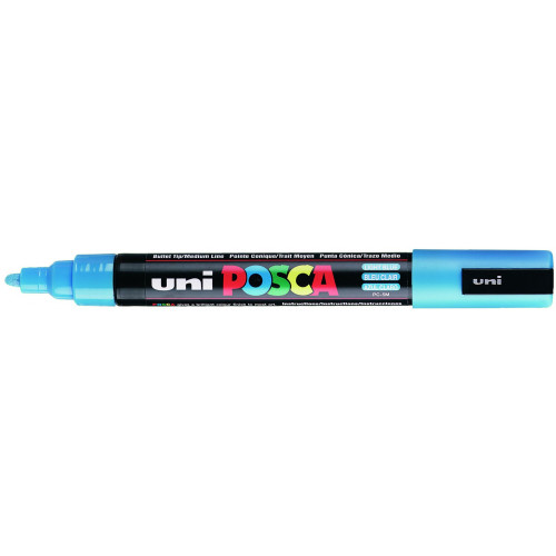 POSCA MARKER BULLET LIGHT BLUE PC-5M