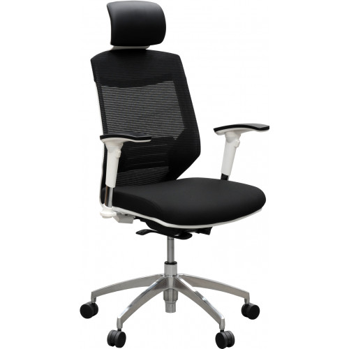 Vogue High Back Chair Black Frame Black Base