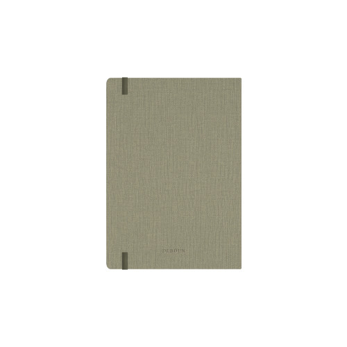 Debden Designer Diary Week To View A5 Textured Fabric Charcoal (Pre-Order Now for 2027) ** ETA 30/9/2026 **