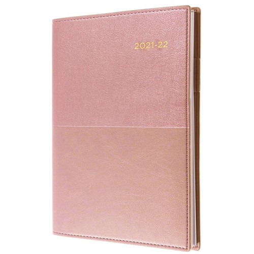 Collins Vanessa Financial Year Diary A5 Week to Opening 1 HR Champagne (2025-2026)