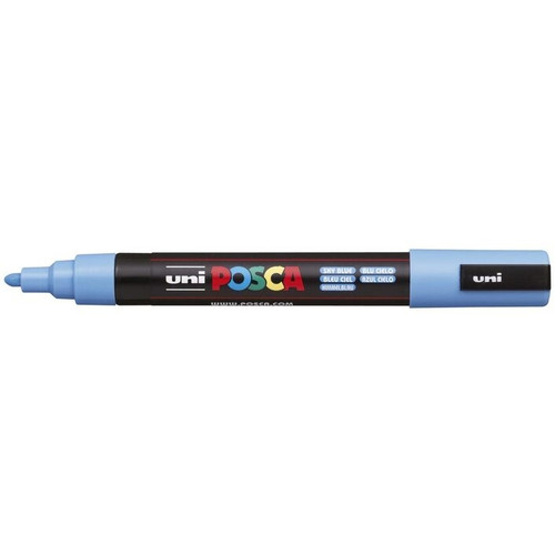 UNI PC-3M POSCA POSTER MARKER FINE BULLET TIP 1.3MM SKY BLUE
