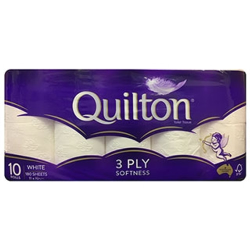 Quilton 3 Ply Toilet Tissue 10 Pack