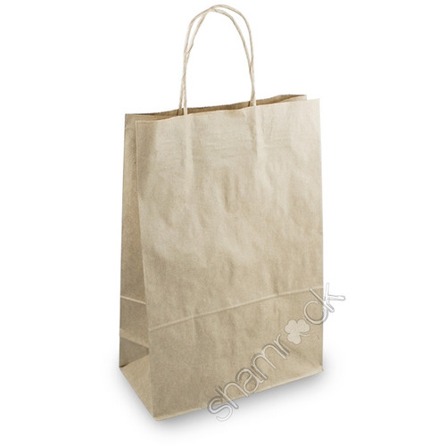 #18 BROWN MEDIUM TWIST HANDLE 
420x320+150 GUSSET 80GSM 250/CTN 502102