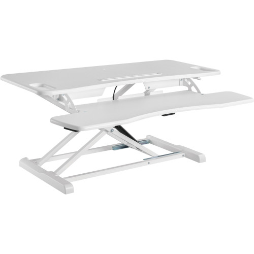 Ergovida Adjustable Desktip Workstation EDT-S06.1NWH White Sit and Stand Unit