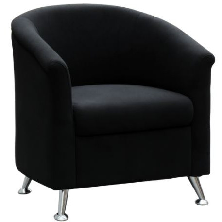 OPERA LOUNGE W 760 x H 680 x D 690mm Black Fabric