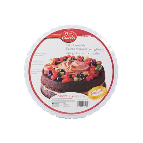 Cake Turntable 30.5cm Plastic (Betty Crocker)