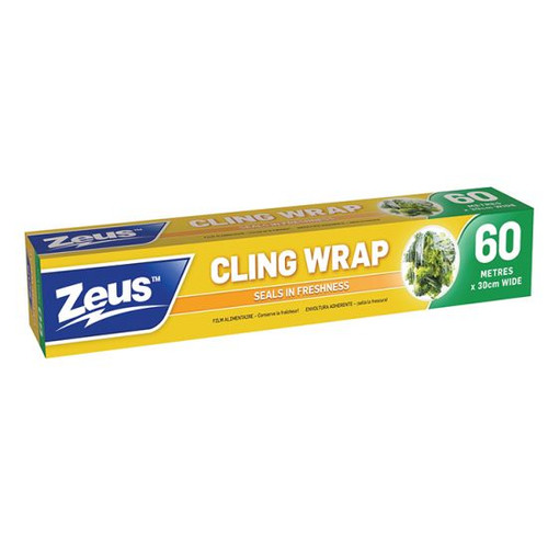 Zeus Cling Wrap 60M x 30cm BC0113