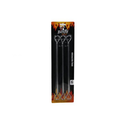 BBQ Skewers 26cm (Pack of 6) Metal