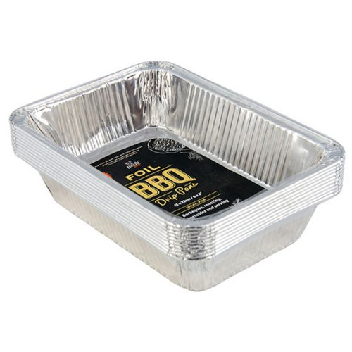 Foil BBQ Trays 22 x 15 x 5cm (Pack of 4)