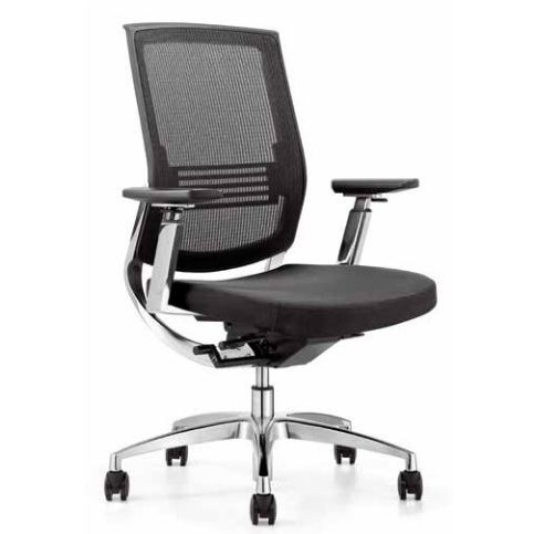Focus Mesh Chair Medium Back with Aluminium Base, 135kg Weight Rating