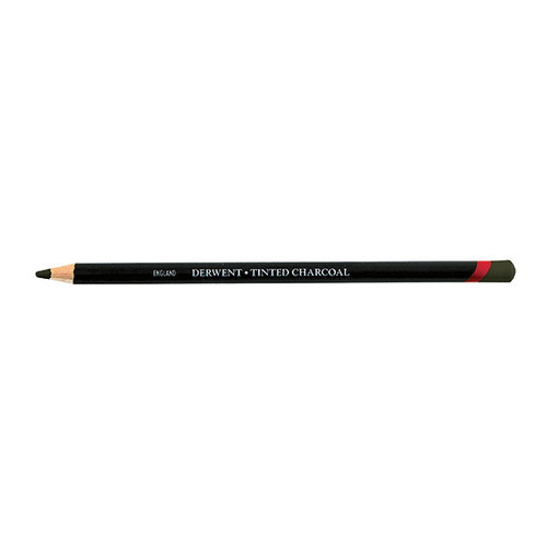 DERWENT TINTED CHARCOAL PENCIL DARK MOSS TC17 (Box of 6)
