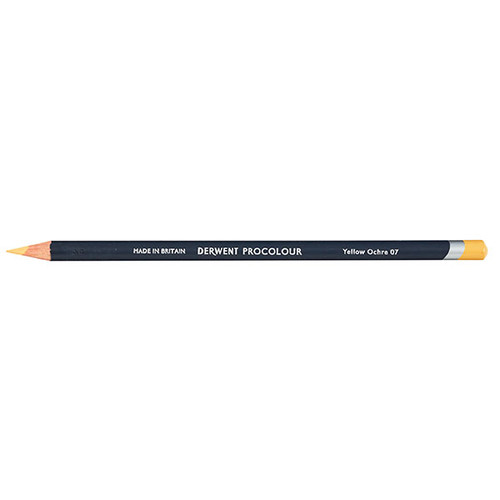 DERWENT PROCOLOUR PENCIL YELLOW OCHRE 07 (Box of 6)