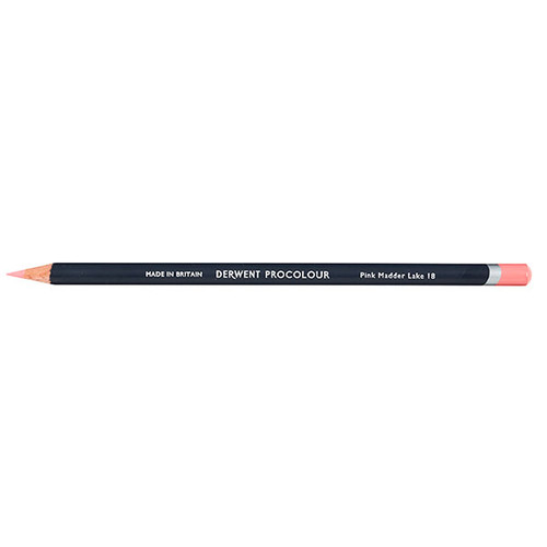 DERWENT PROCOLOUR PENCIL PINK MADDER LAKE 18 (Box of 6)