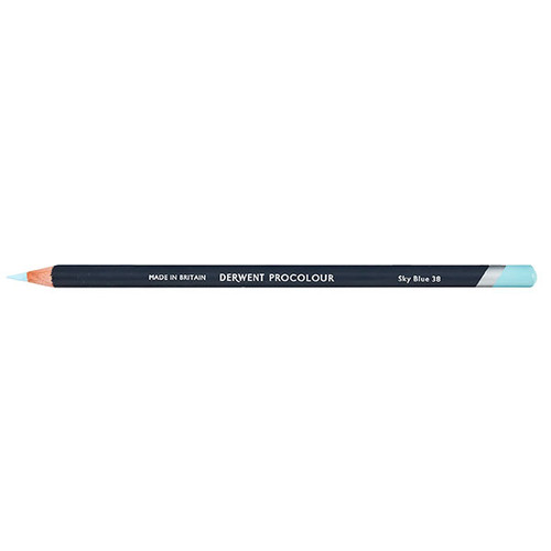 DERWENT PROCOLOUR PENCIL SKY BLUE 38 (Box of 6)