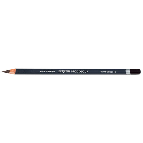DERWENT PROCOLOUR PENCIL BURNT UMBER 55 (Box of 6)