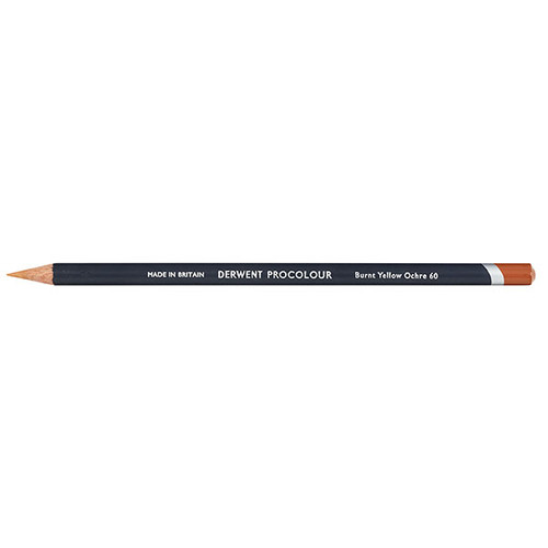 DERWENT PROCOLOUR PENCIL BURNT YELLOW OCHRE 60 (Box of 6)