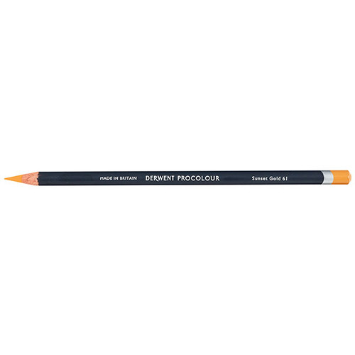 DERWENT PROCOLOUR PENCIL SUNSET GOLD 61 (Box of 6)