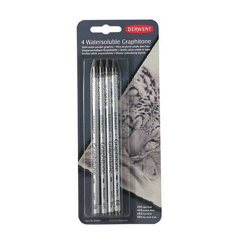 DERWENT GRAPHIC PENCIL ASDTD PK4
