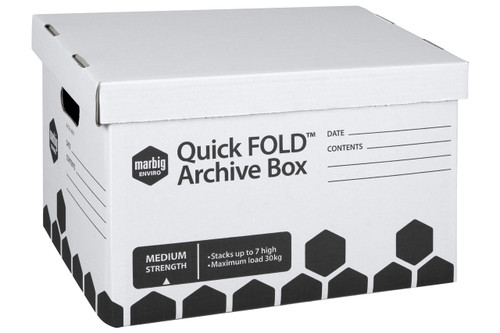 MARBIG ARCHIVE BOX QUICKFOLD RETAIL