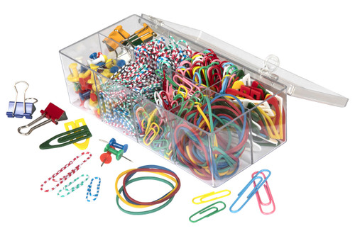 MARBIG PIN, CLIP & RUBBER BAND SET 435 PCE