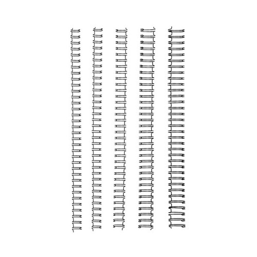 GBC BINDING WIRE 34 LOOP 12.5MM SILVER PK100 ** ETA 20/11/2026 **