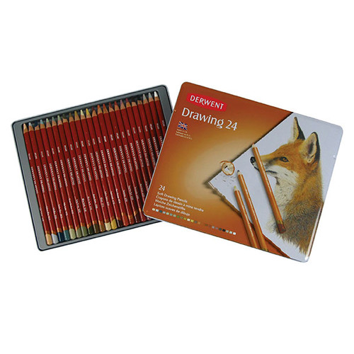 DERWENT DRAWING PENCIL TIN 24