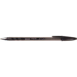 BIC CRYSTAL GEL INK PEN Black, Bx12