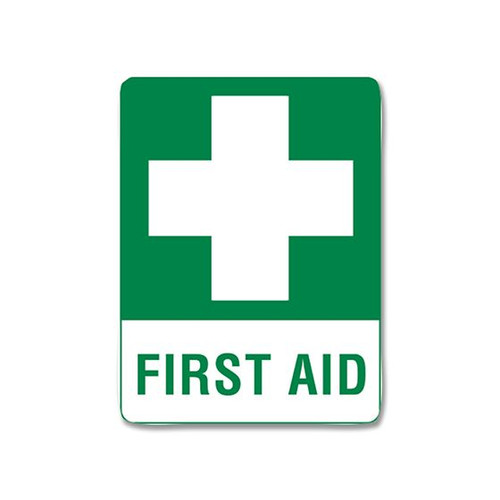 Medium Metal First Aid Sign 45 x 30cm, Each