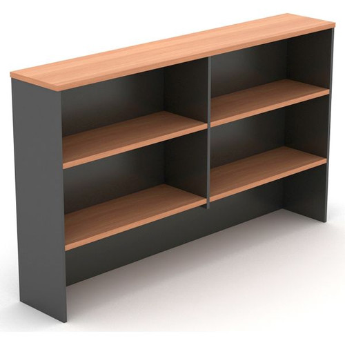 HUTCH 1500(W) X 325(D) X 1080(H) CHERRY / CHARCOAL