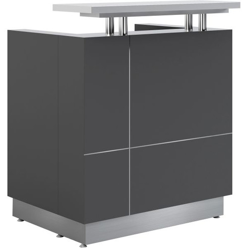 RECEPTIONIST COUNTER MINI 880 X 690 X 1150MM GREY