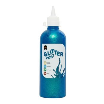 GLITTER PAINT 500ML SKY BLUE