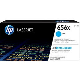 HP #656X CYAN TONER CARTRIDGE CF461X 22K YIELD Suits HP Laserjet Enterprise M652 / M653