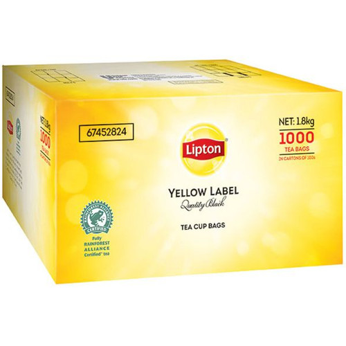 Lipton Yellow Label Tea Cup Bags Pack of 1000 ## USE LIPT1000 ##