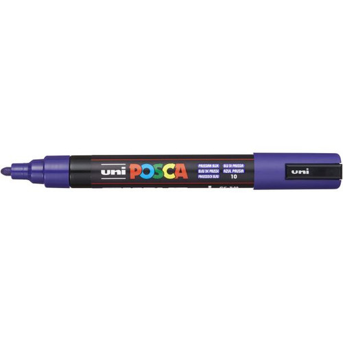 Uni Posca Poster Marker PC-5M 2.5mm Medium Bullet Prussian Blue