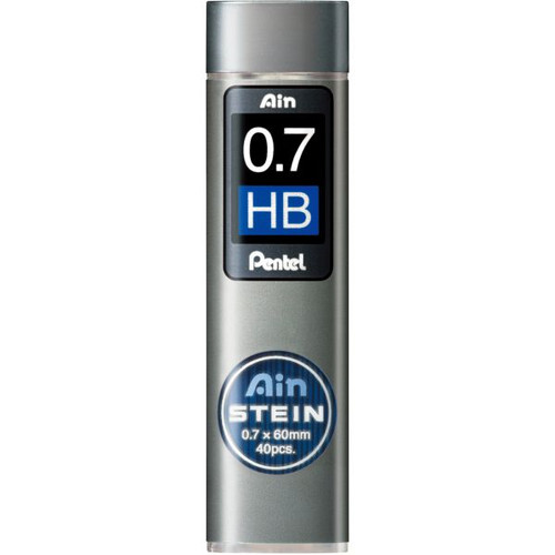 Pentel C277 Ain Stein Slim Lead Refill 0.7mm HB Grade Tube of 40, Each