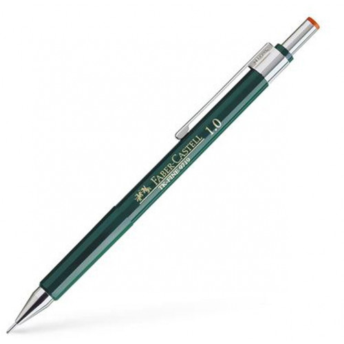 Faber-Castell TK Mechanical Pencil Green 1.0mm, B, Each (9719)