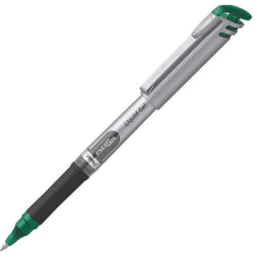 Pentel BL17 Energel Liquid Gel Pen Roller Ball Fine 0.7mm Green, Each