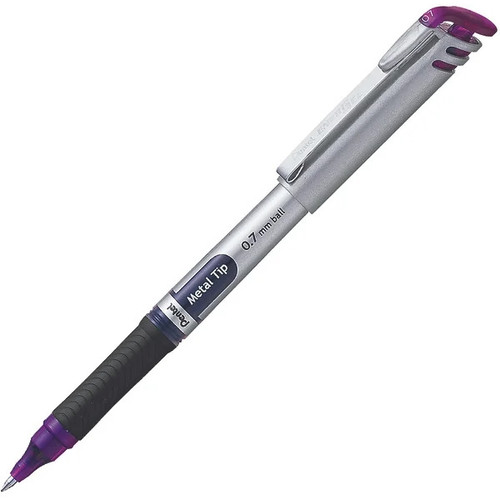 Pentel BL17 Energel Liquid Gel Pen Roller Ball Fine 0.7mm Violet, Each