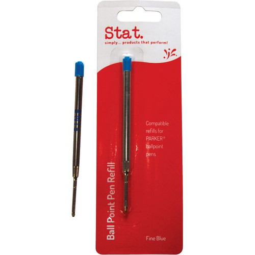 SOVEREIGN BALLPOINT PEN REFILL COMPATIBLE PARKER FINE BLUE PK10