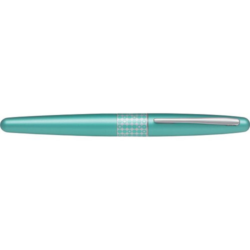 PILOT MR FOUNTAIN PEN MR3 Dots Aqua Barrel Medium Black Ink