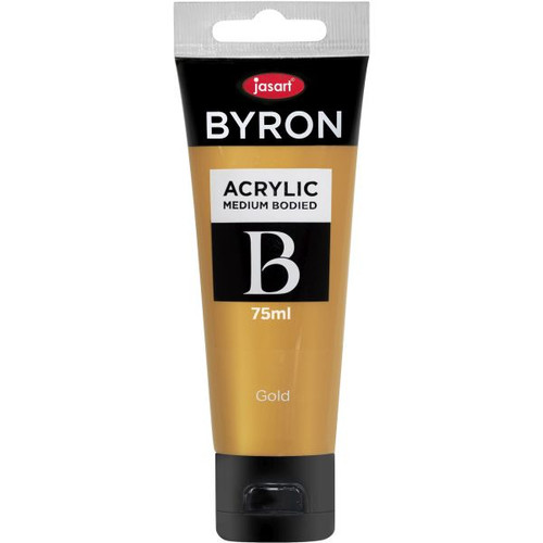 Jasart Byron Acrylic Paint 75ml Gold