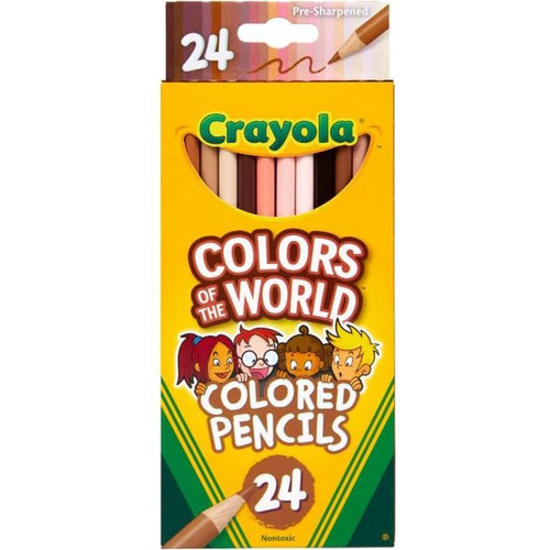 Crayola Colours of the World Pencils Assorted Pack of 24