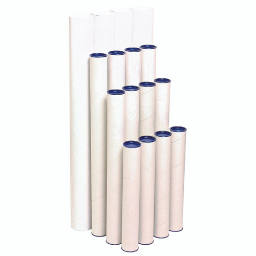 MARBIG MAILING TUBES 850x90mm Pack of 4