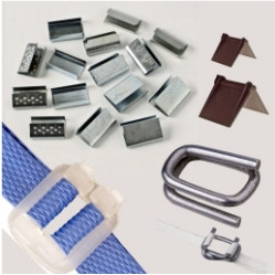 16MM OPEN FLANGE SEALS FOR POLYPROPYLENE STRAPPING (XSOP5) 16mm (W) x 25mm (L) x 0.5mm Thickness, Box of 2000