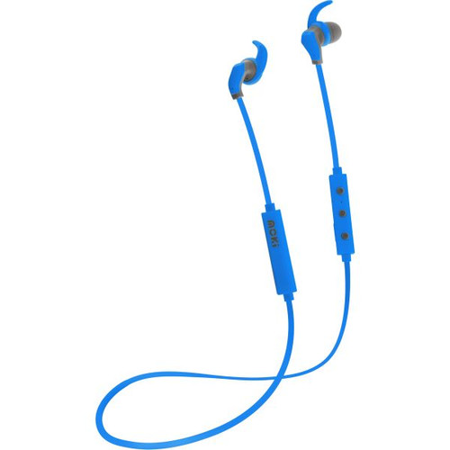 Moki Hybrid Wireless Earphones Blue