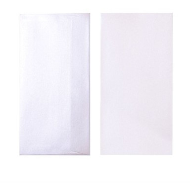 Quill Metallique Envelope 120gsm DL - Mother of Pearl, Pack of 10 (06137)