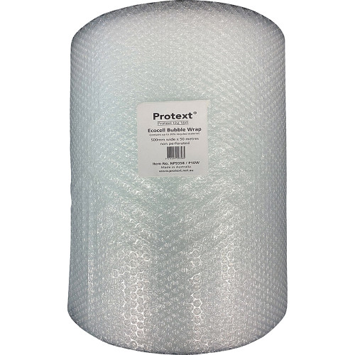 Protext Bubble Wrap Office Roll Non-Perforated 500mm x 50m Clear, Each