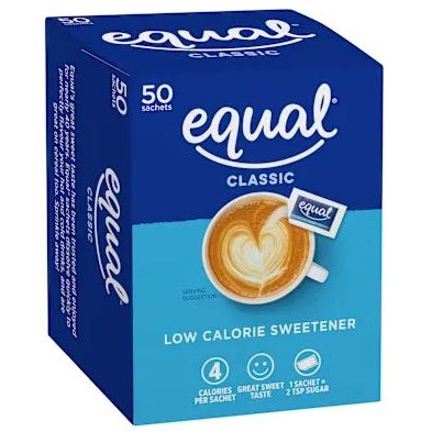 EQUAL SWEETENER SACHETS 50'S