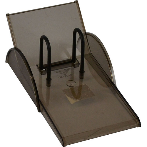 ITALPLAST Desk Calendar Stand Top Opening - Smoke, Each ***Similar To DEB-18664***